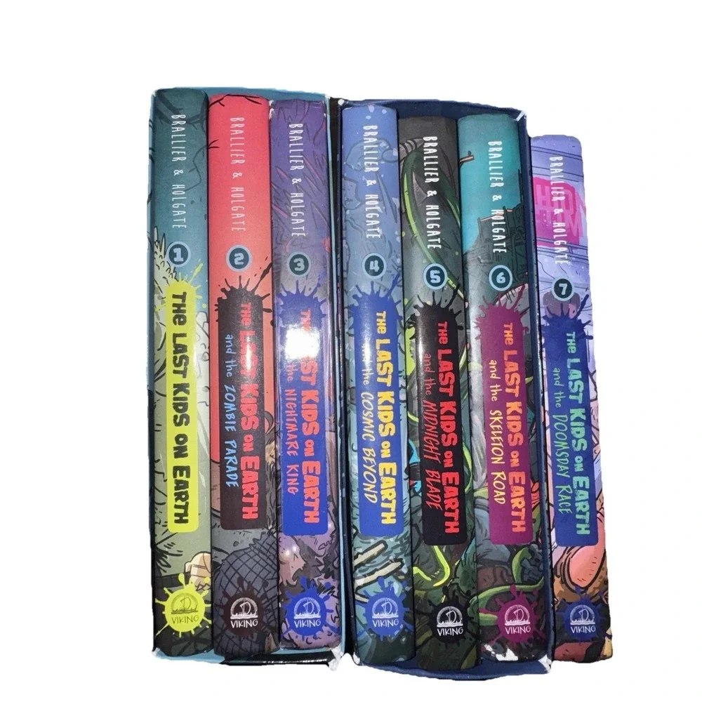 The Last Kids On Earth Max Brallier #1- 7 Hardcover Book Set
